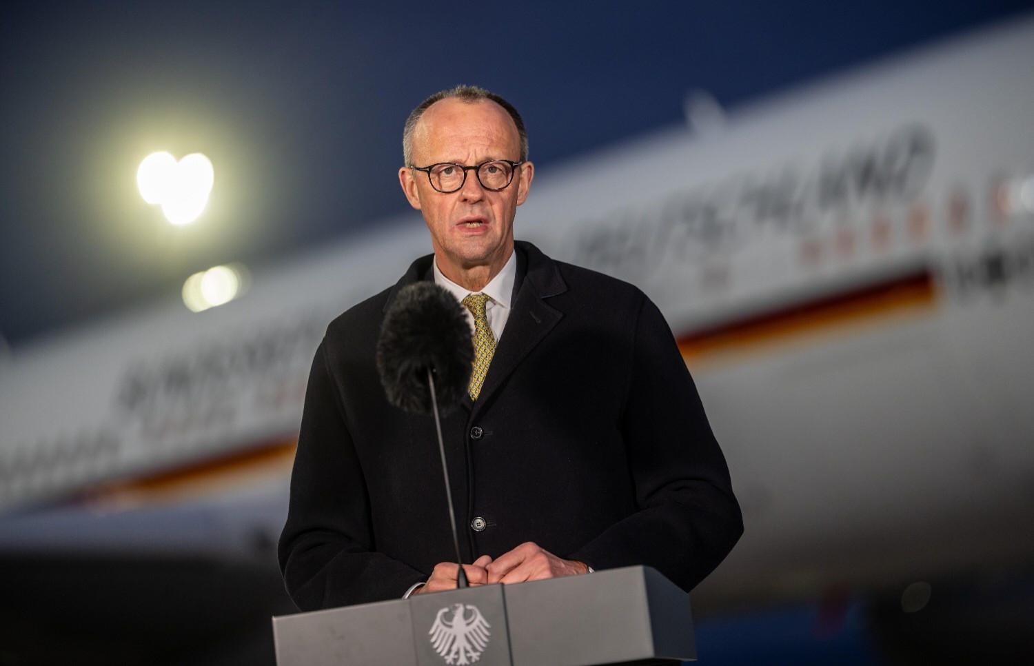 Germany's Merz arrives in China for talks on trade, security