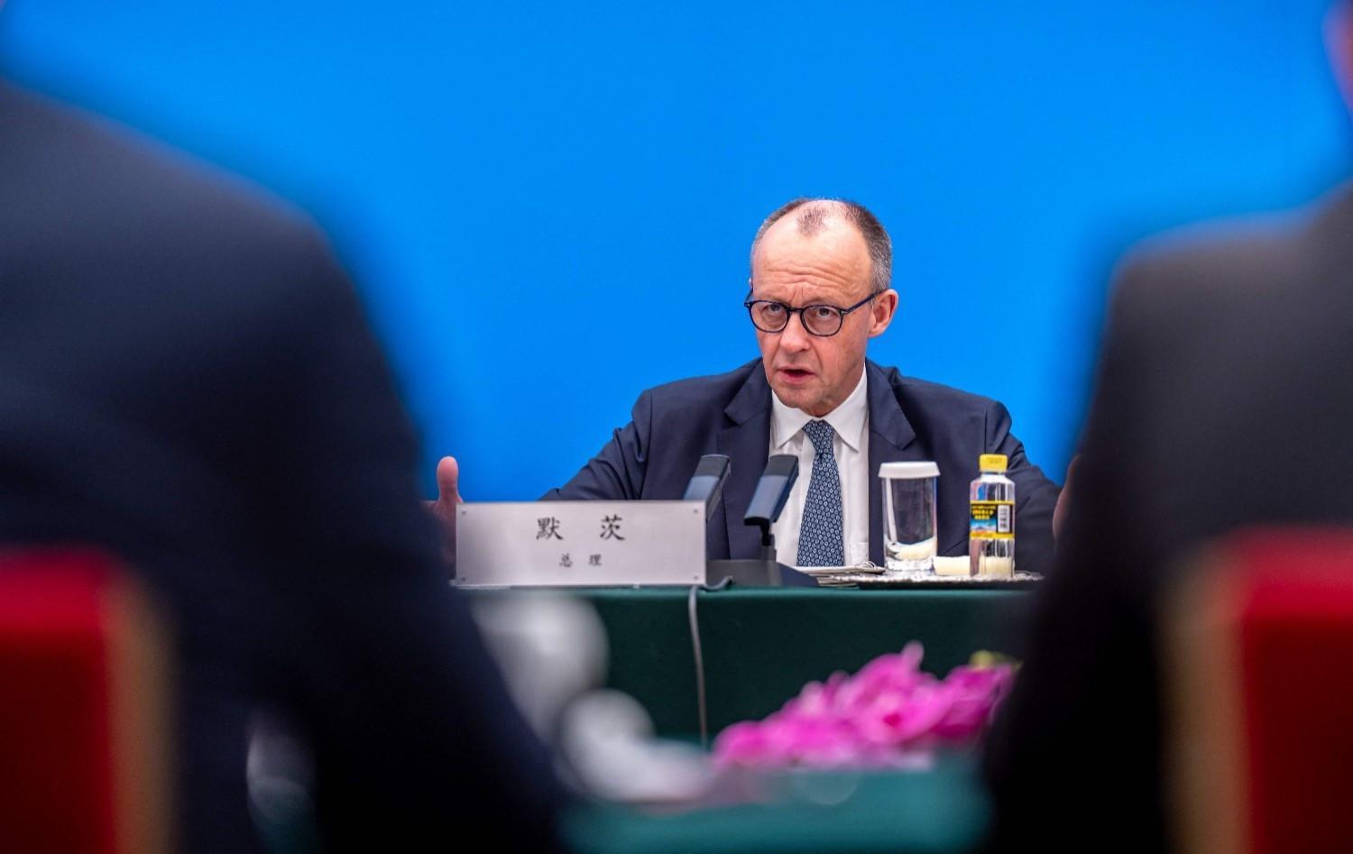 Germanys Merz tells Xi of great opportunity to develop ties