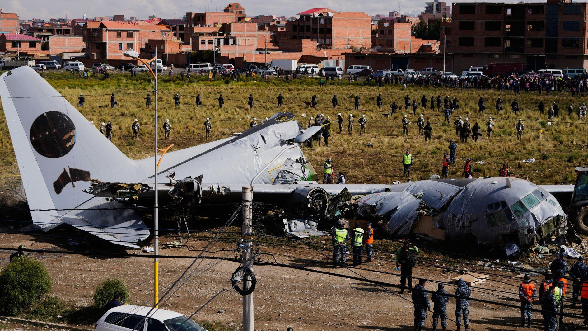 Death toll in Bolivia military plane crash rises to 22