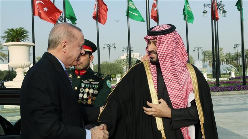 Turkish president, Saudi crown prince discuss latest situation in region