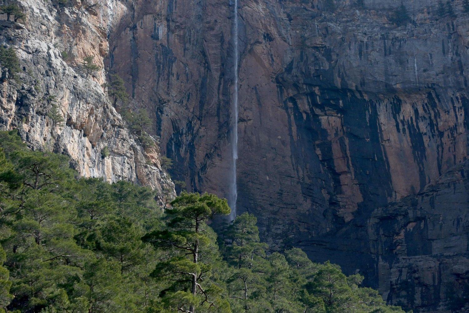 Uçansu Waterfall bursts back to life in Yahyalı