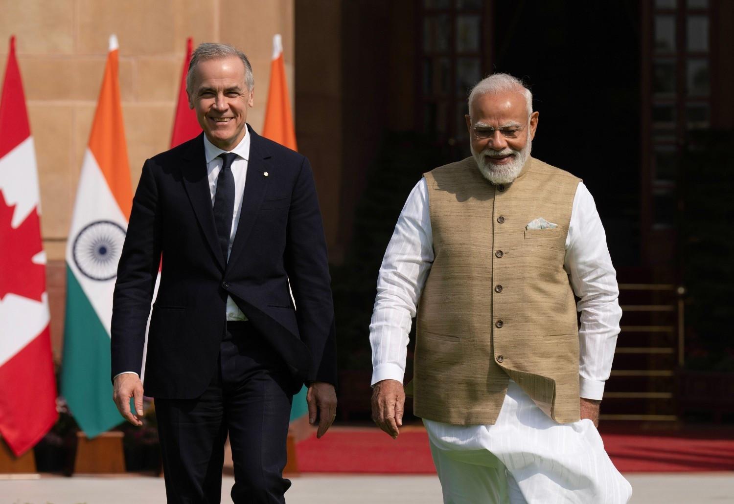 Canada's Carney to mend rift, boost trade as he meets India's Modi