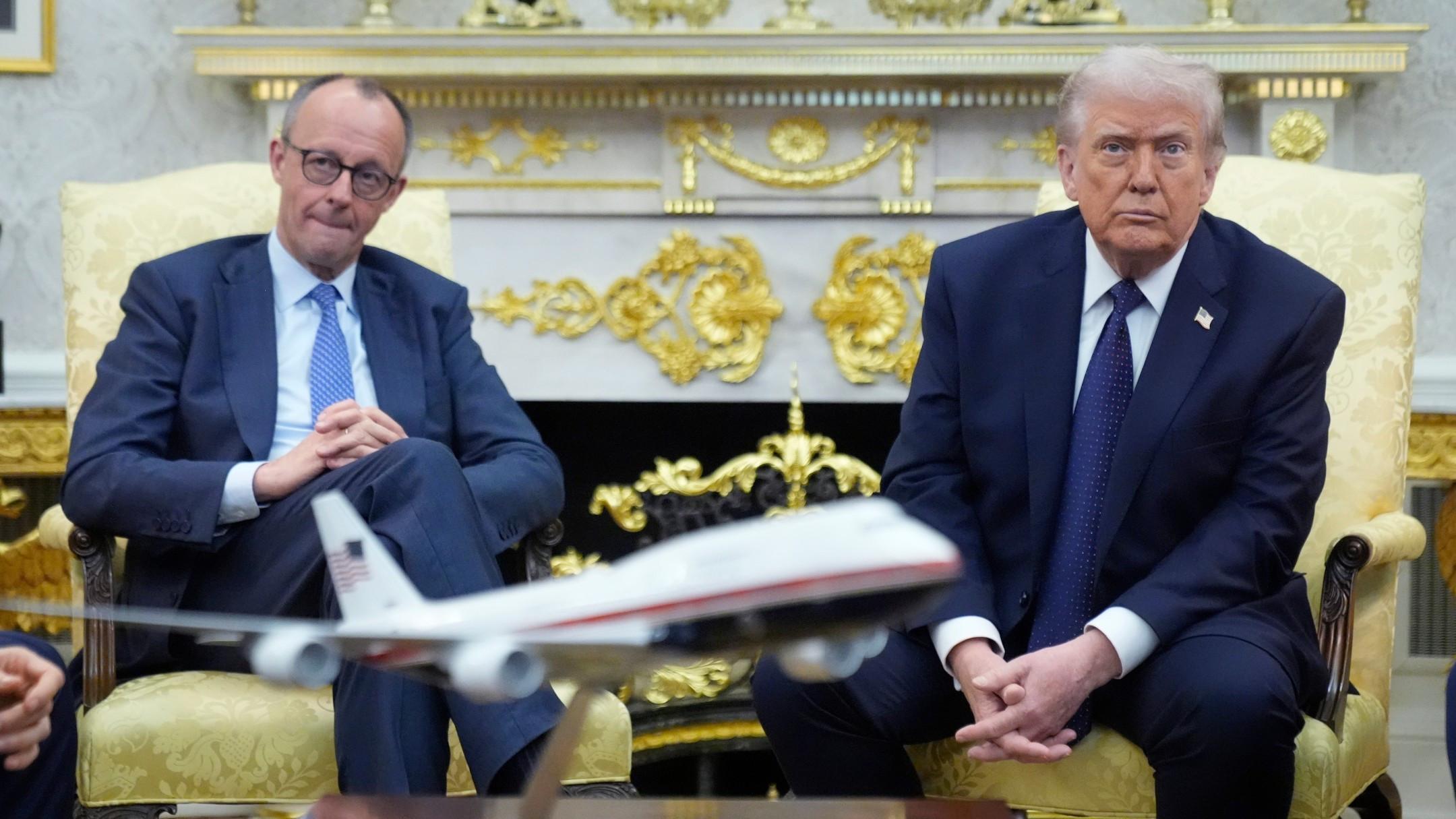 Germany's Merz meets Trump for talks eclipsed by Iran war