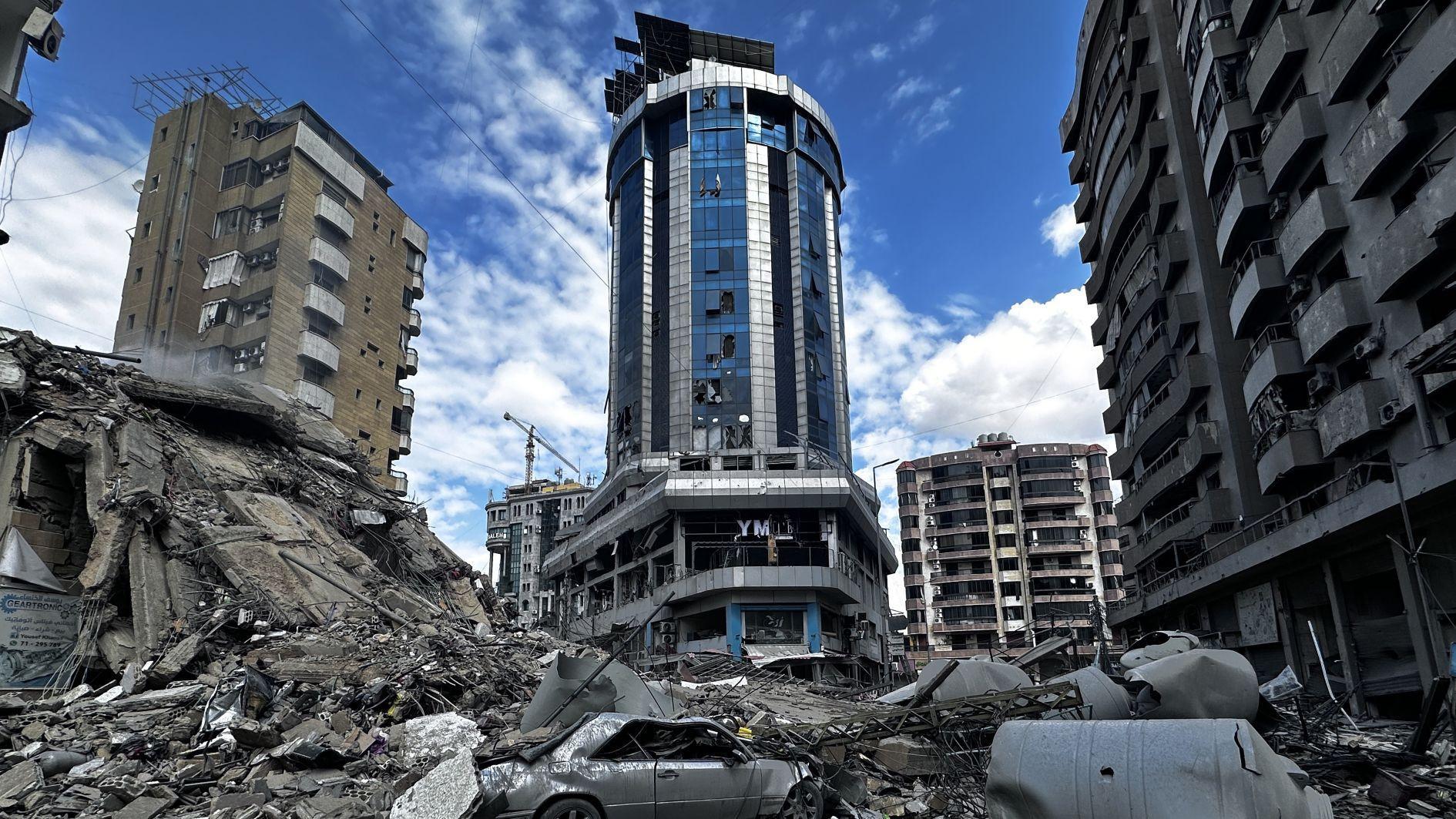 Iran says can fight for months as Israel strikes Beirut hotel