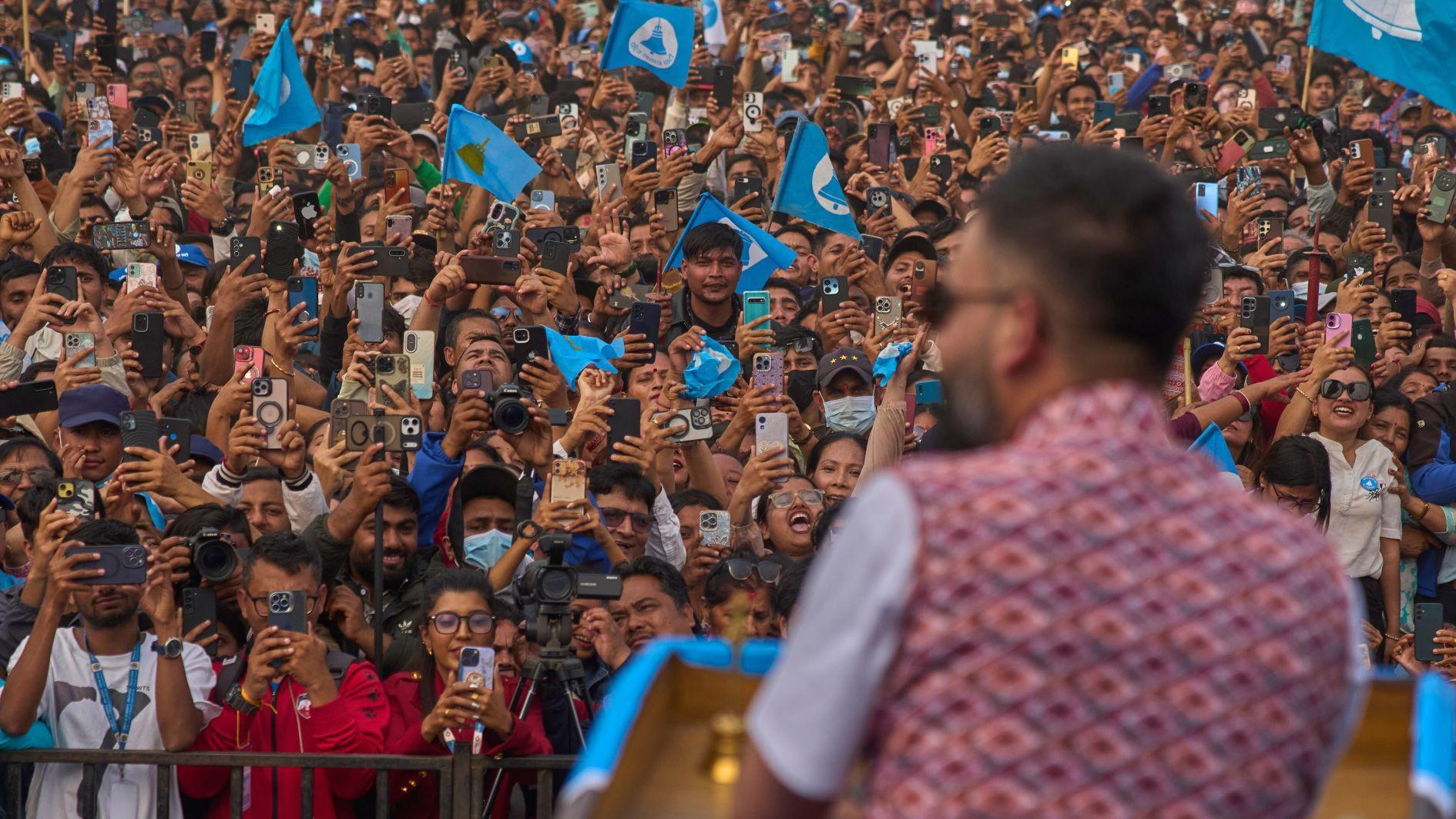 Nepal's rapper-led centrist party heads for poll landslide
