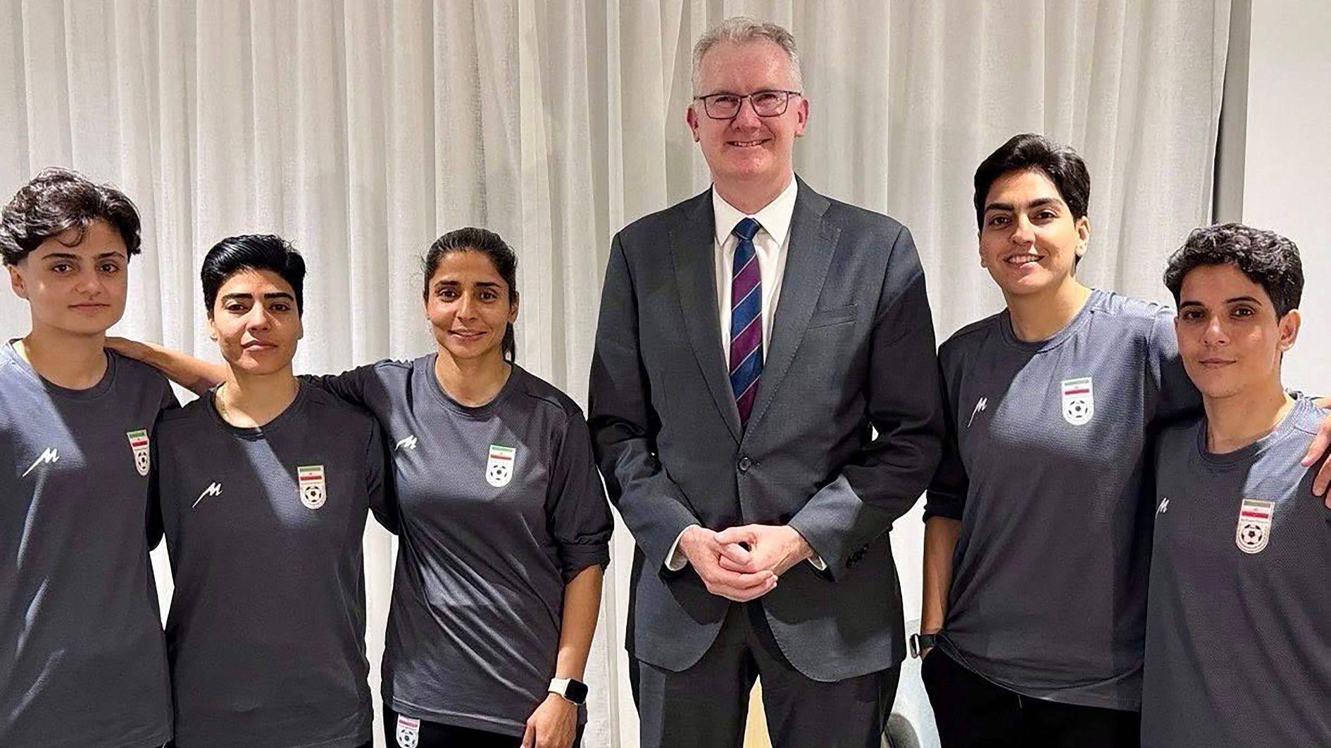 Five Iran women footballers granted asylum in Australia