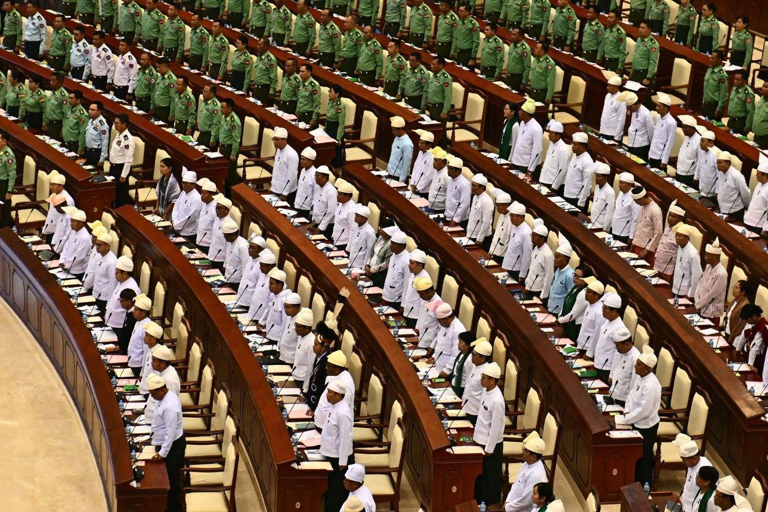 Myanmar's parliament packed with junta allies