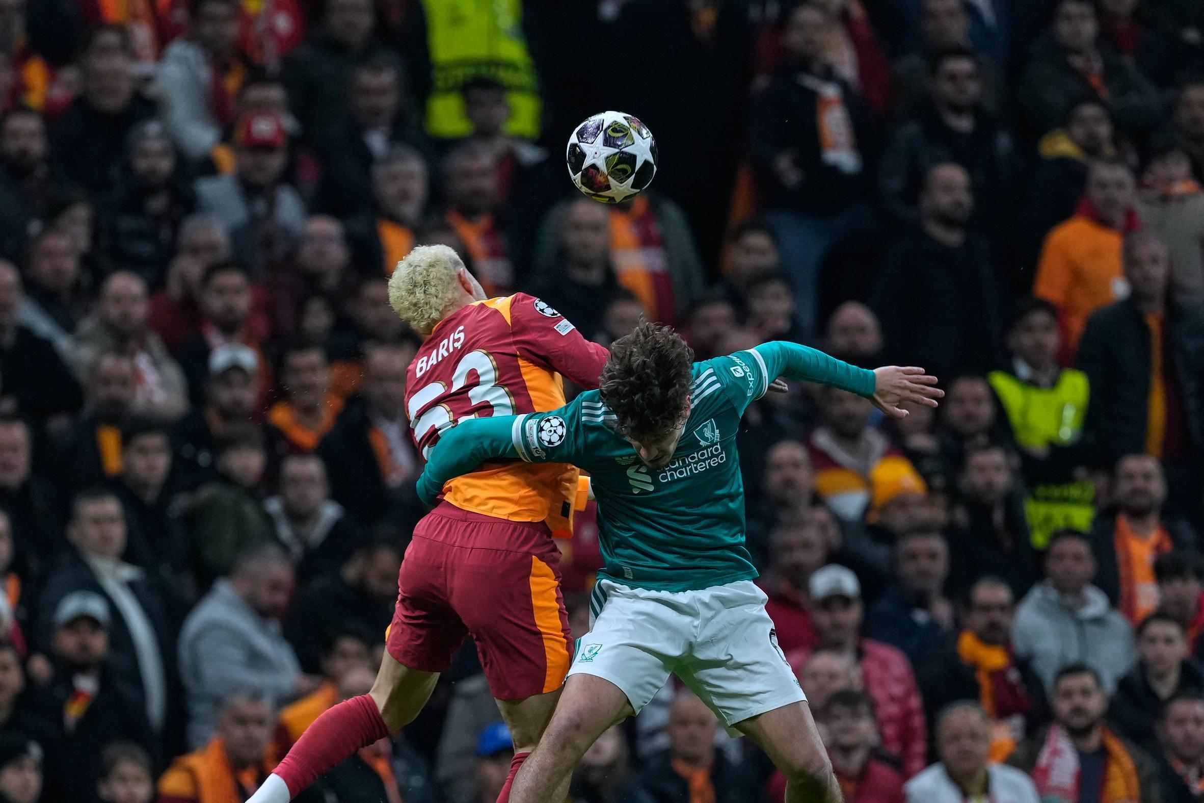 Galatasaray to defend slim lead at Anfield
