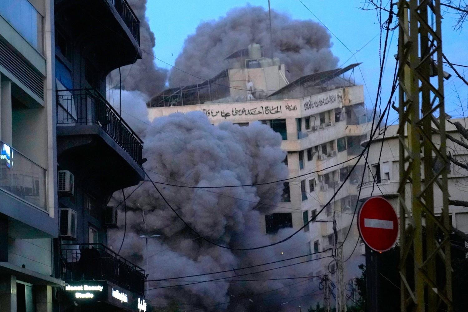 Lebanon says Israel strikes on central Beirut kill at least six