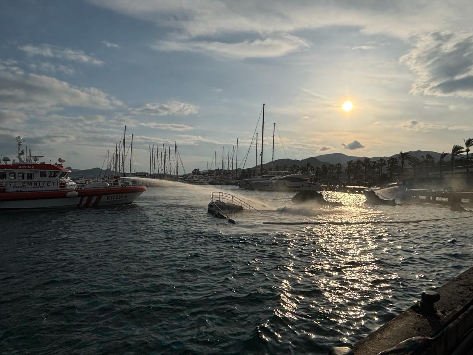 $100 mln loss as fire engulfs luxury yachts at Bodrum marina