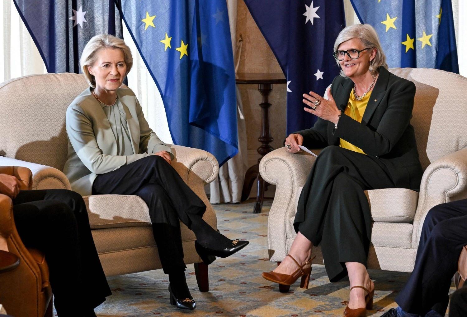 EU chief in Australia with eyes on trade deal