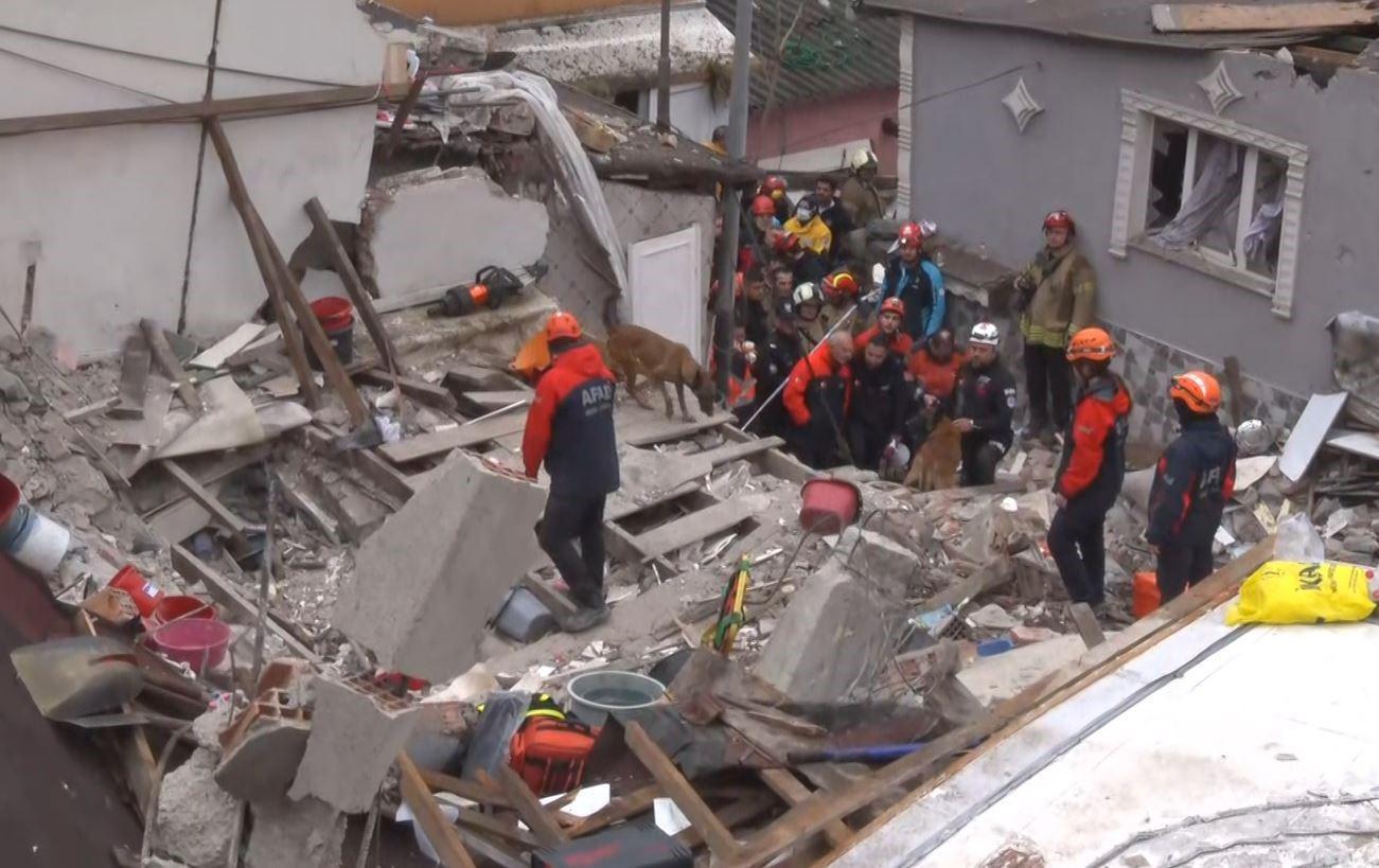 1 dead after gas explosion collapses 2 buildings in Istanbul