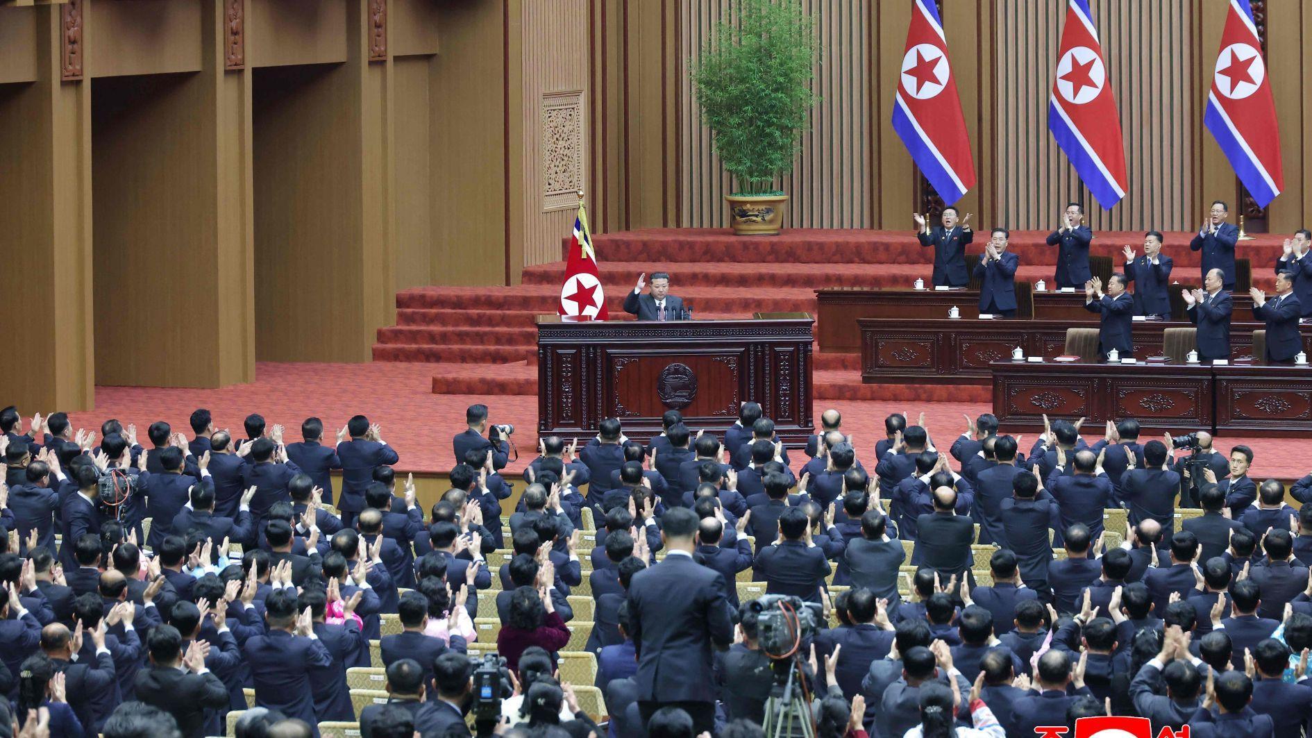 N. Korea's Kim vows 'irreversible' nuclear status