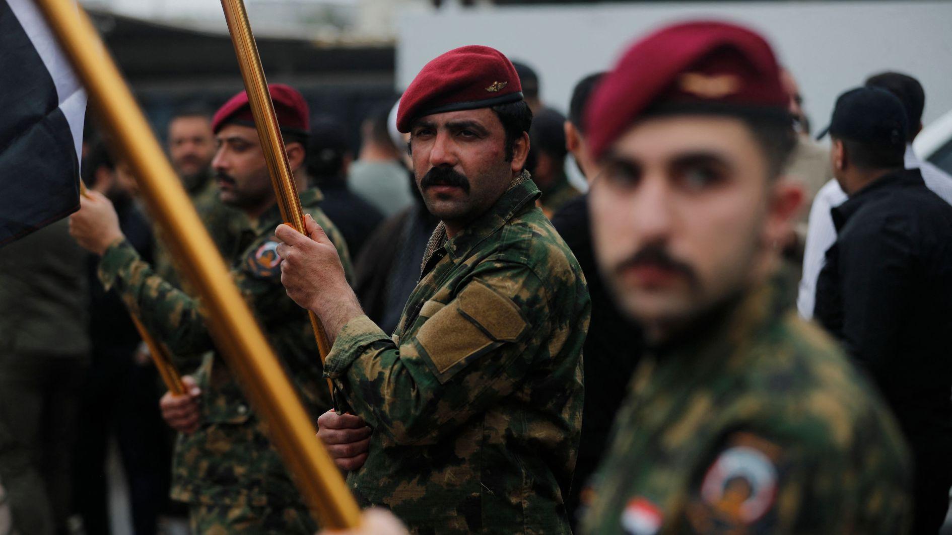 Iraq arrests four after rocket attacks on Syria base