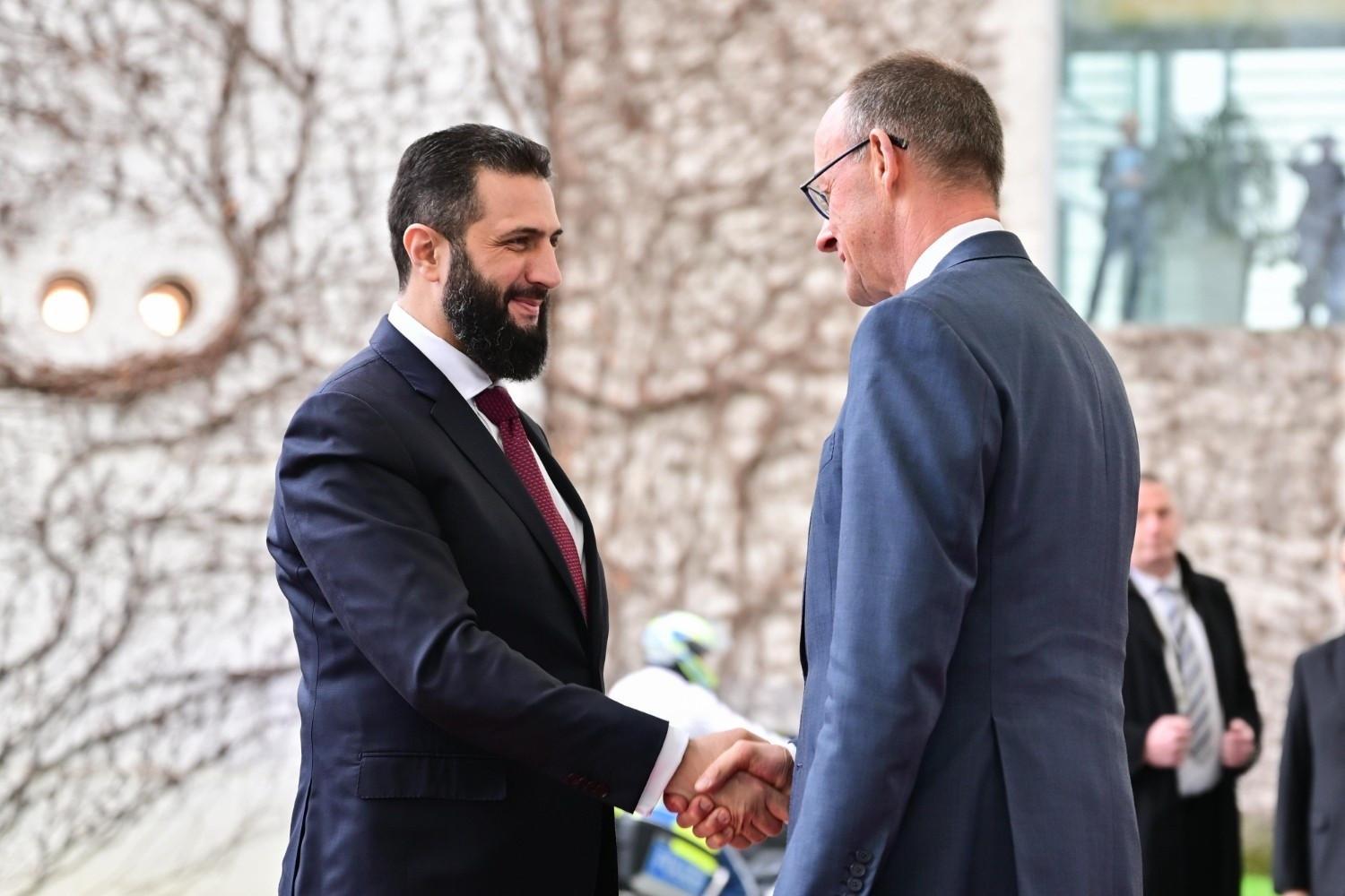 Syrian leader visits Germany to talk war, recovery, refugees