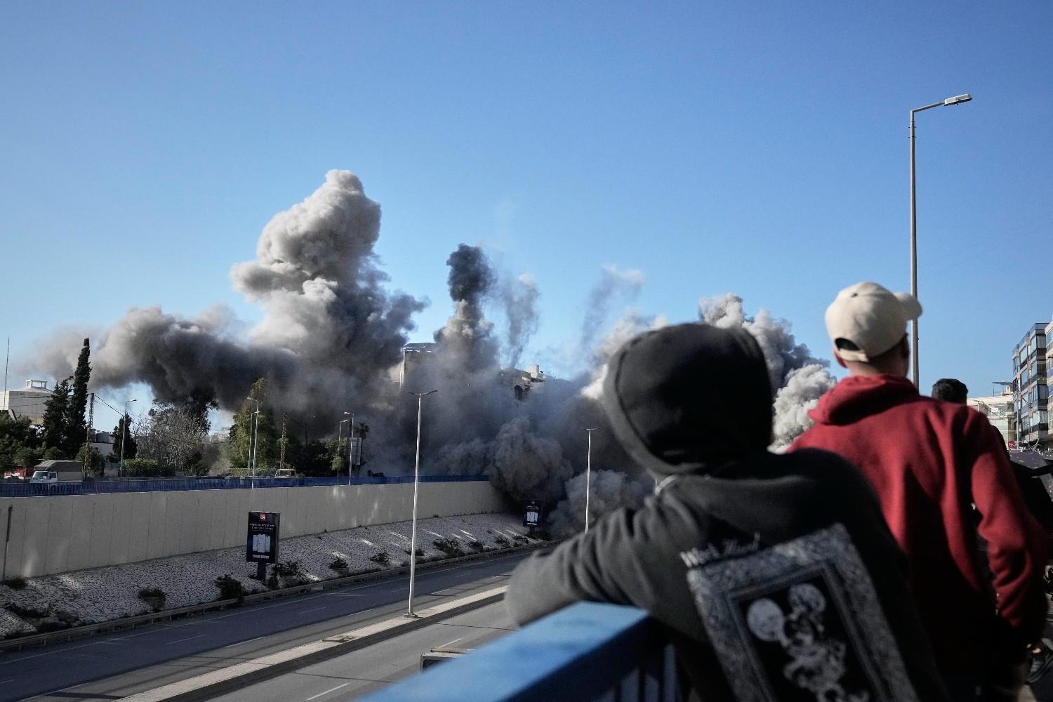 Lebanon says Israeli strikes on Beirut area kill at least 7