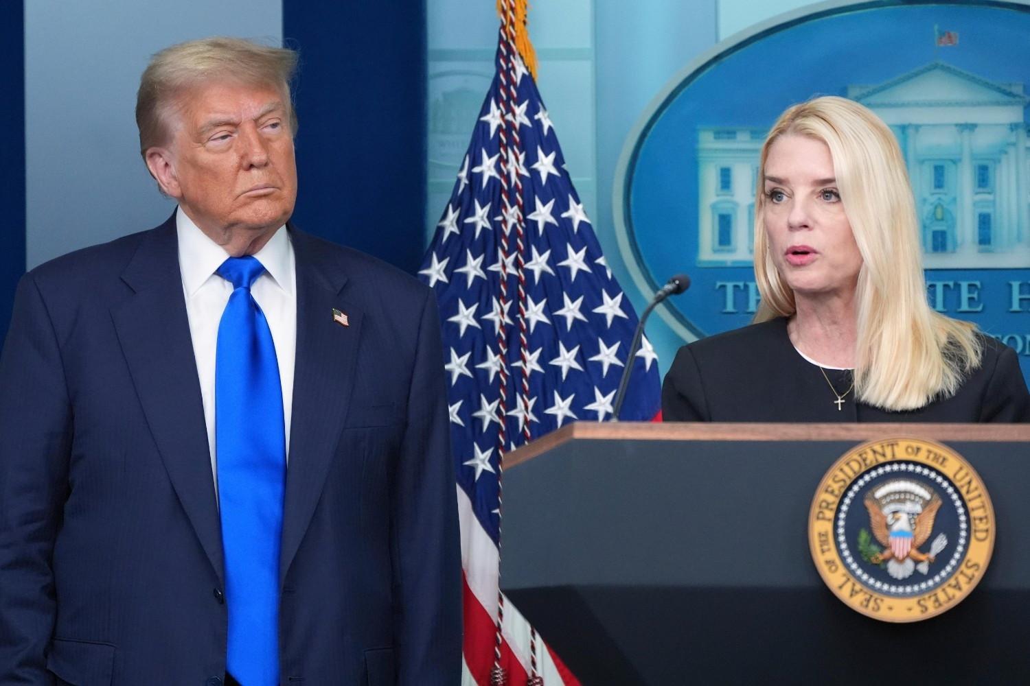 Trump removes longtime ally Attorney General Pam Bondi