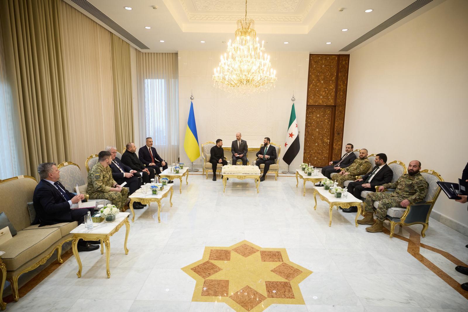 FM Fidan meets Syrian, Ukrainian presidents in Damascus