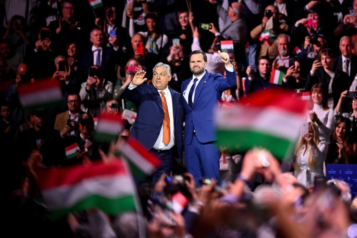 Vance hails Orban as 'model' for Europe in pre-election Hungary visit