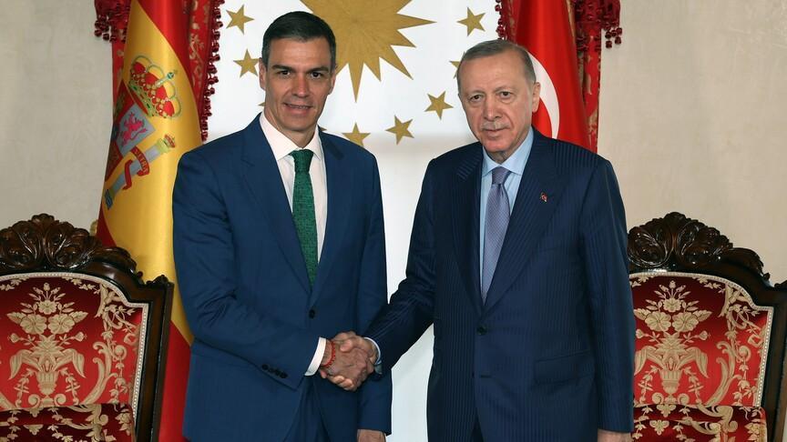 Erdoğan, Spain's Sanchez discuss ties, regional issues