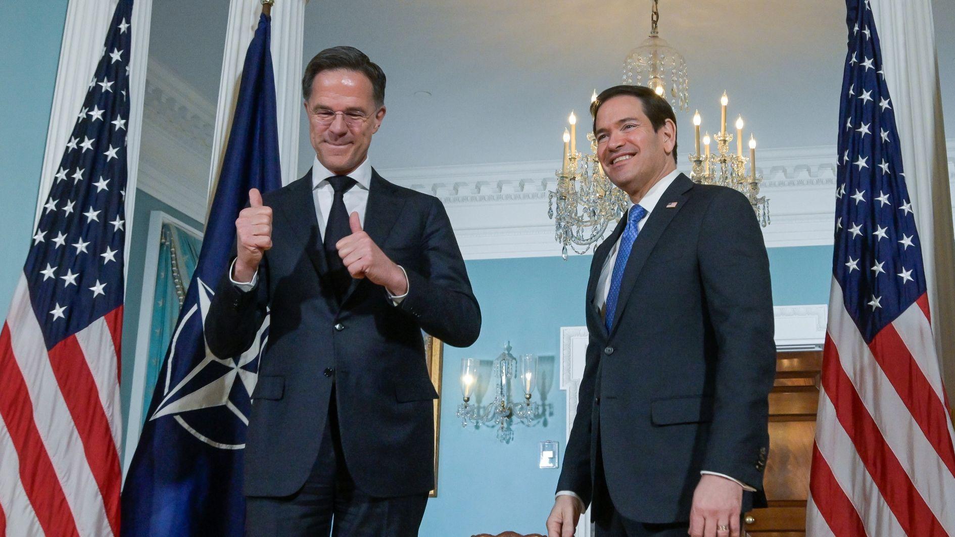 Trump blasts NATO after closed-door Rutte meeting