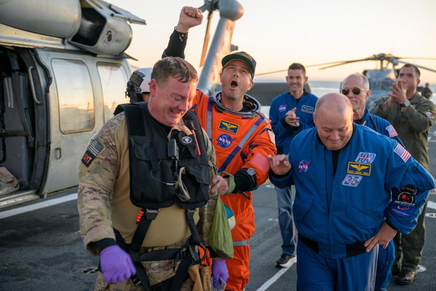 Artemis II astronauts return to Earth