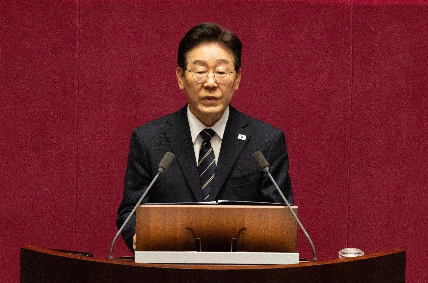 South Korea president clashes with Israel on rights, disinfo claims