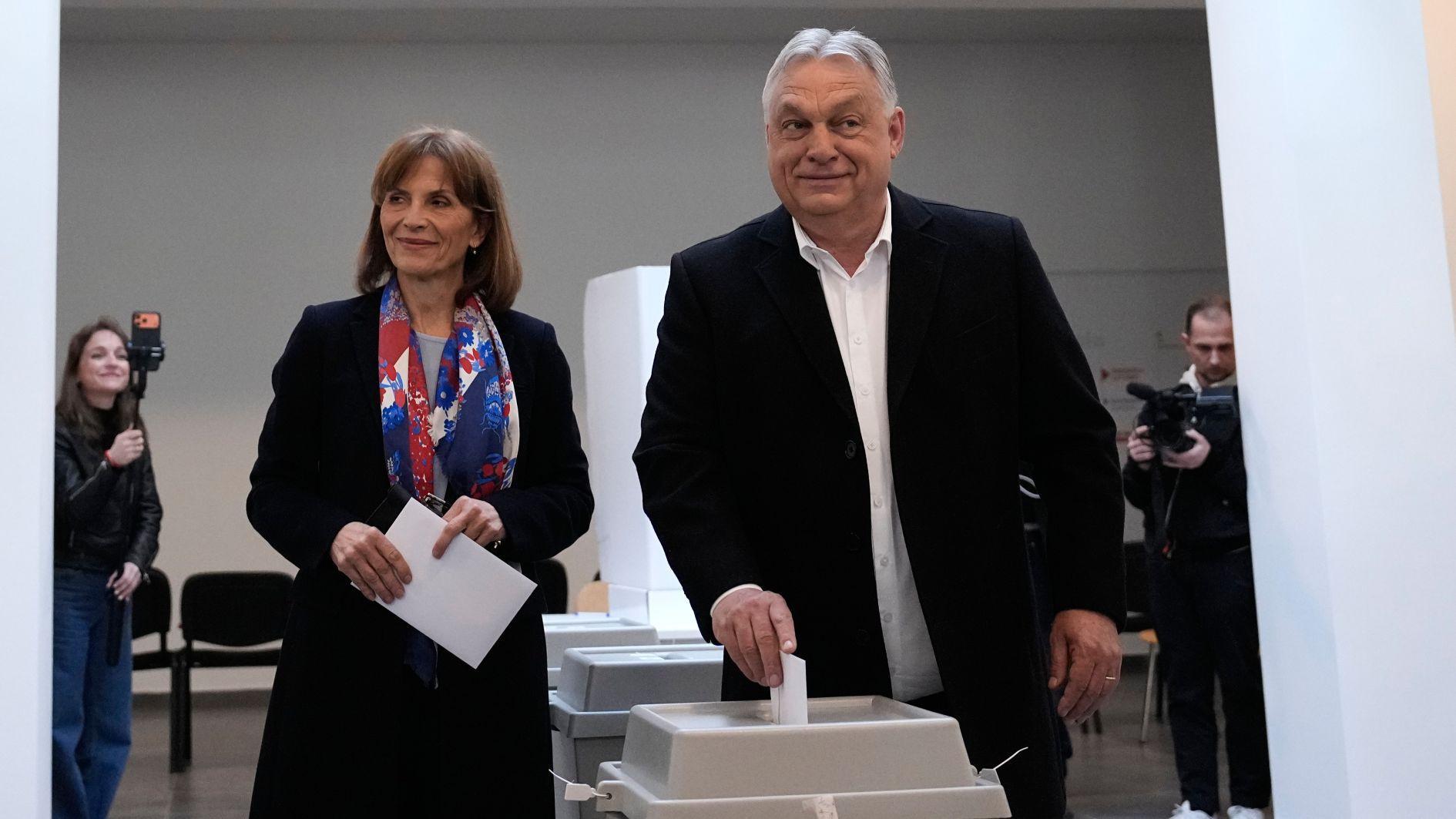 Hungarians vote in closely watched election with Orban's rule on line