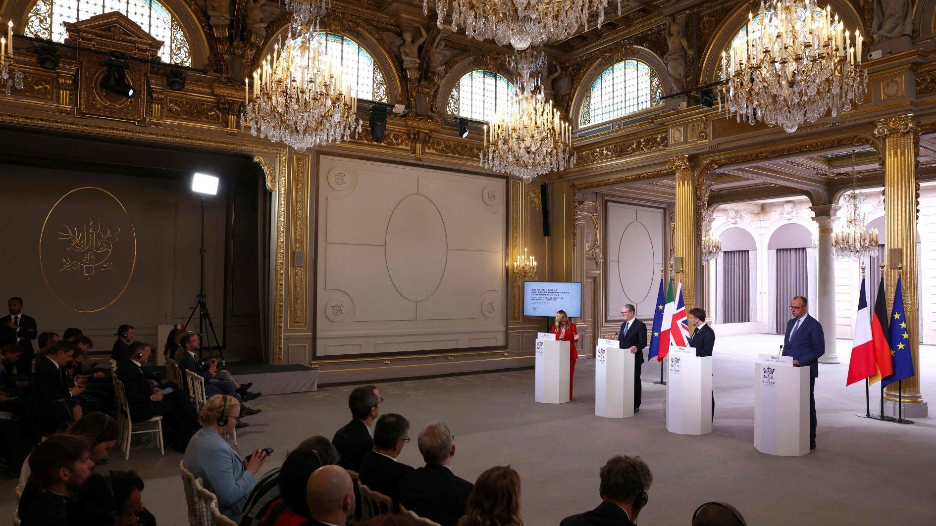 France, UK to lead multinational Hormuz mission