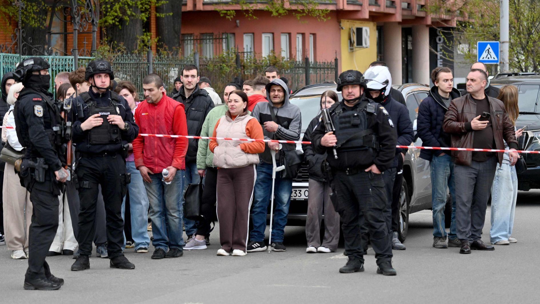 At least 6 killed after gunman opens fire in Ukrainian capital