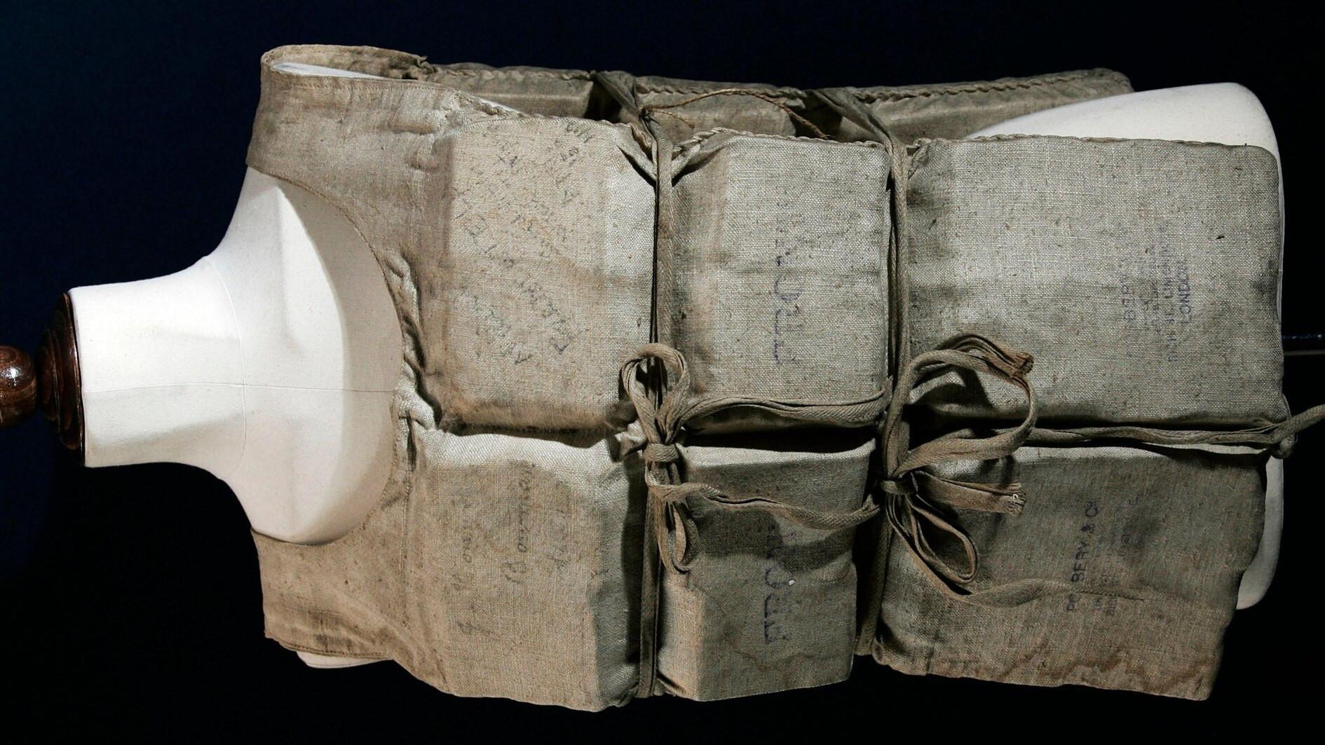 Titanic survivor’s life jacket sells at auction