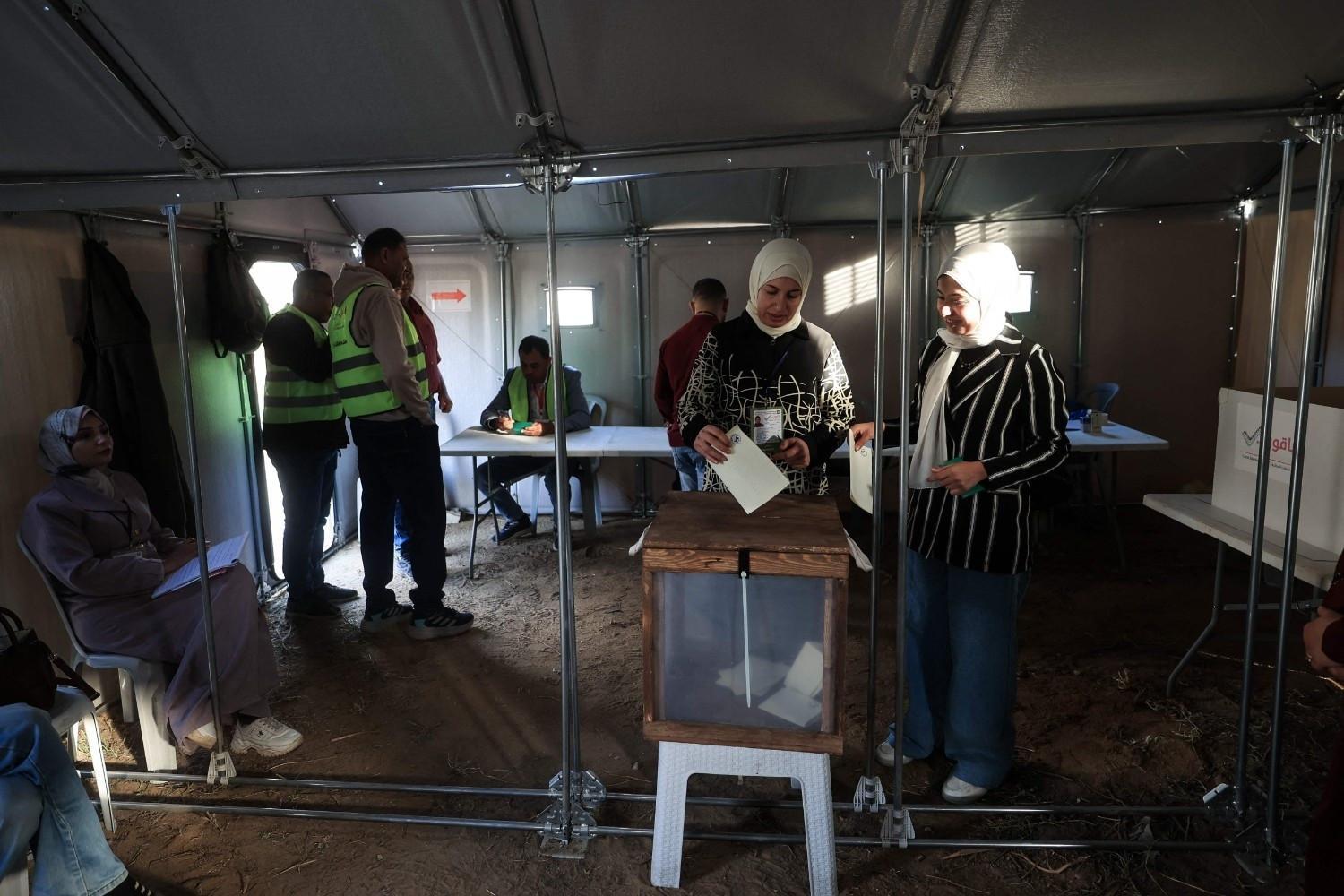 Palestinians vote in first elections since Gaza war