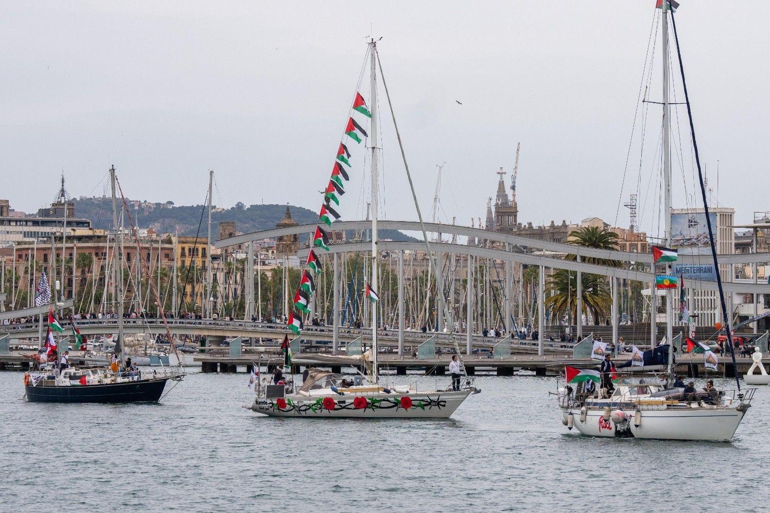 Activists on Gaza aid flotilla detained by Israel disembark in Crete