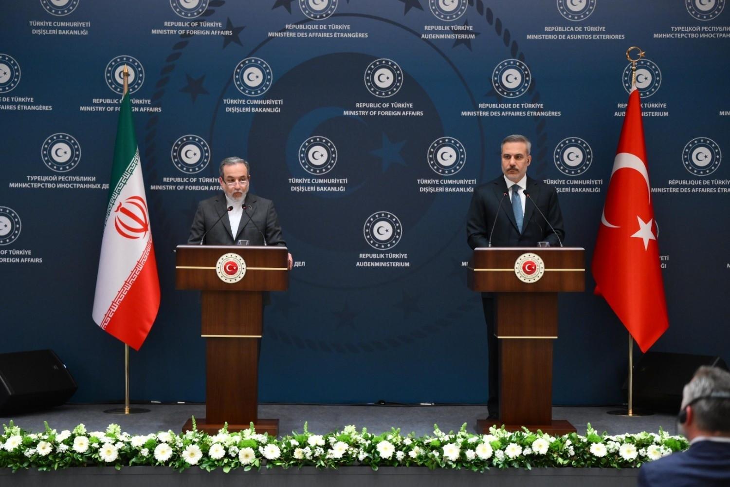 Fidan speaks with Iranian top diplomat over peace efforts