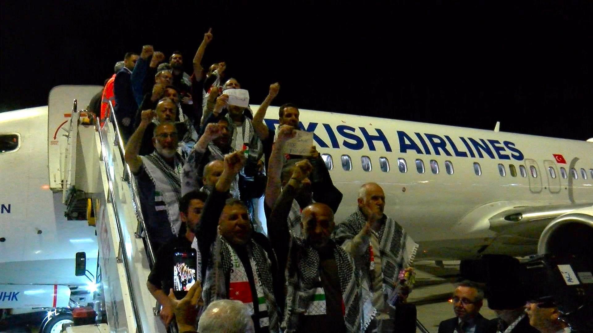 Sumud flotilla activists return in Istanbul after Israeli detention