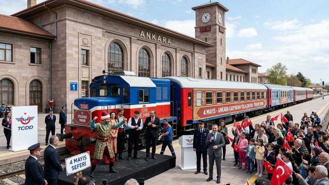 Theater Train departs from Ankara