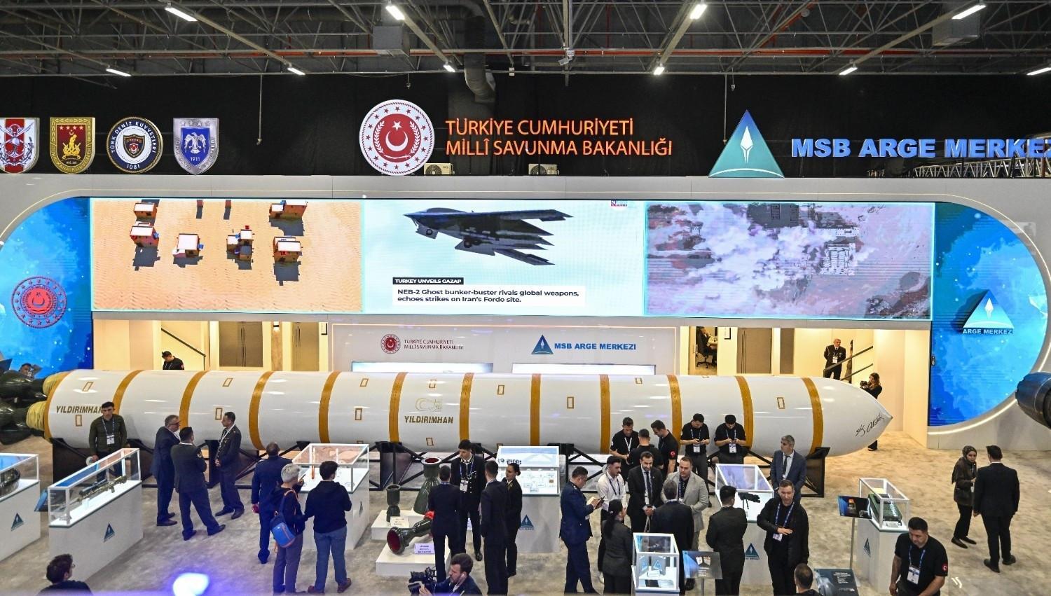 Defense Ministry unveils intercontinental ballistic missile Yıldırımhan at SAHA 2026