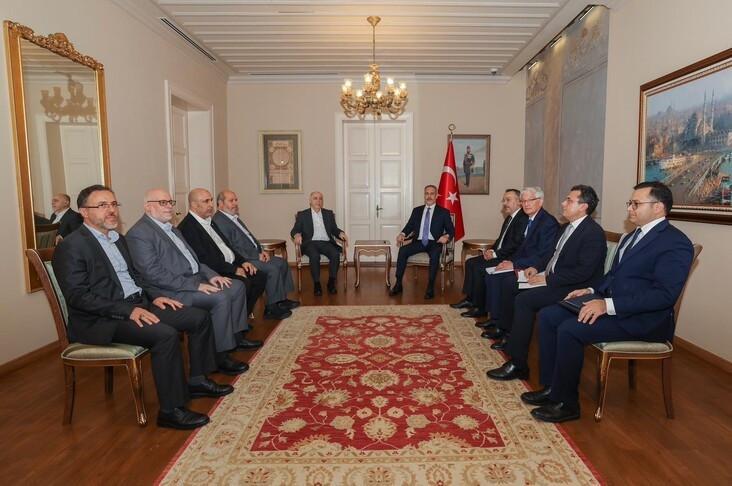 Fidan meets Hamas Shura Council chief in Ankara