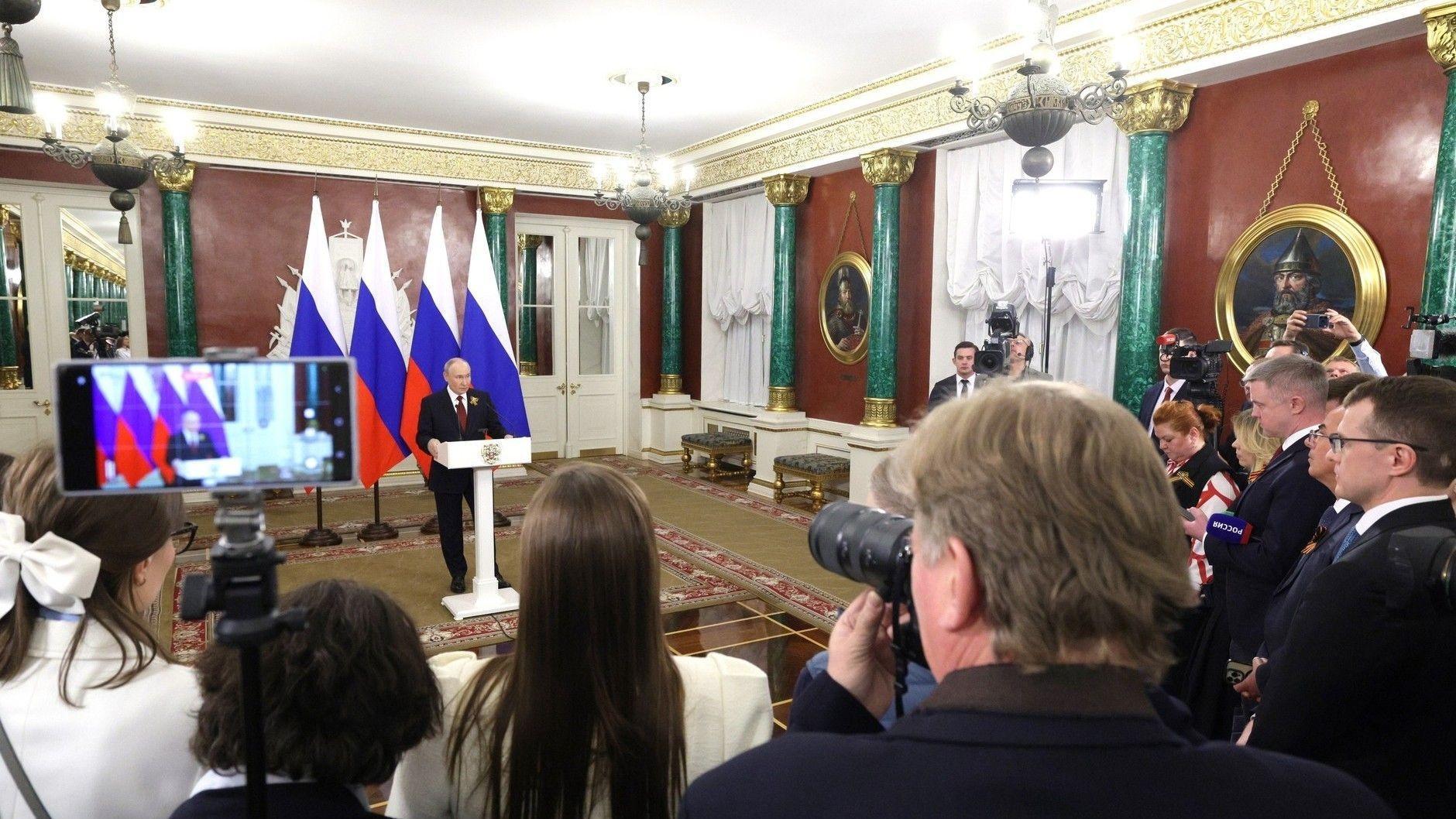 Putin says Ukraine war winding down, blasts West for backing Kiev