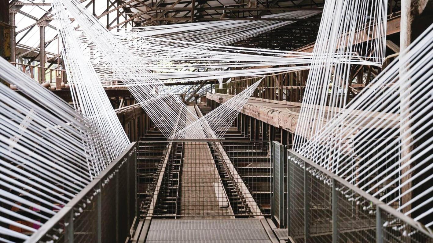 Artists bring new life to a gigantic former ironworks