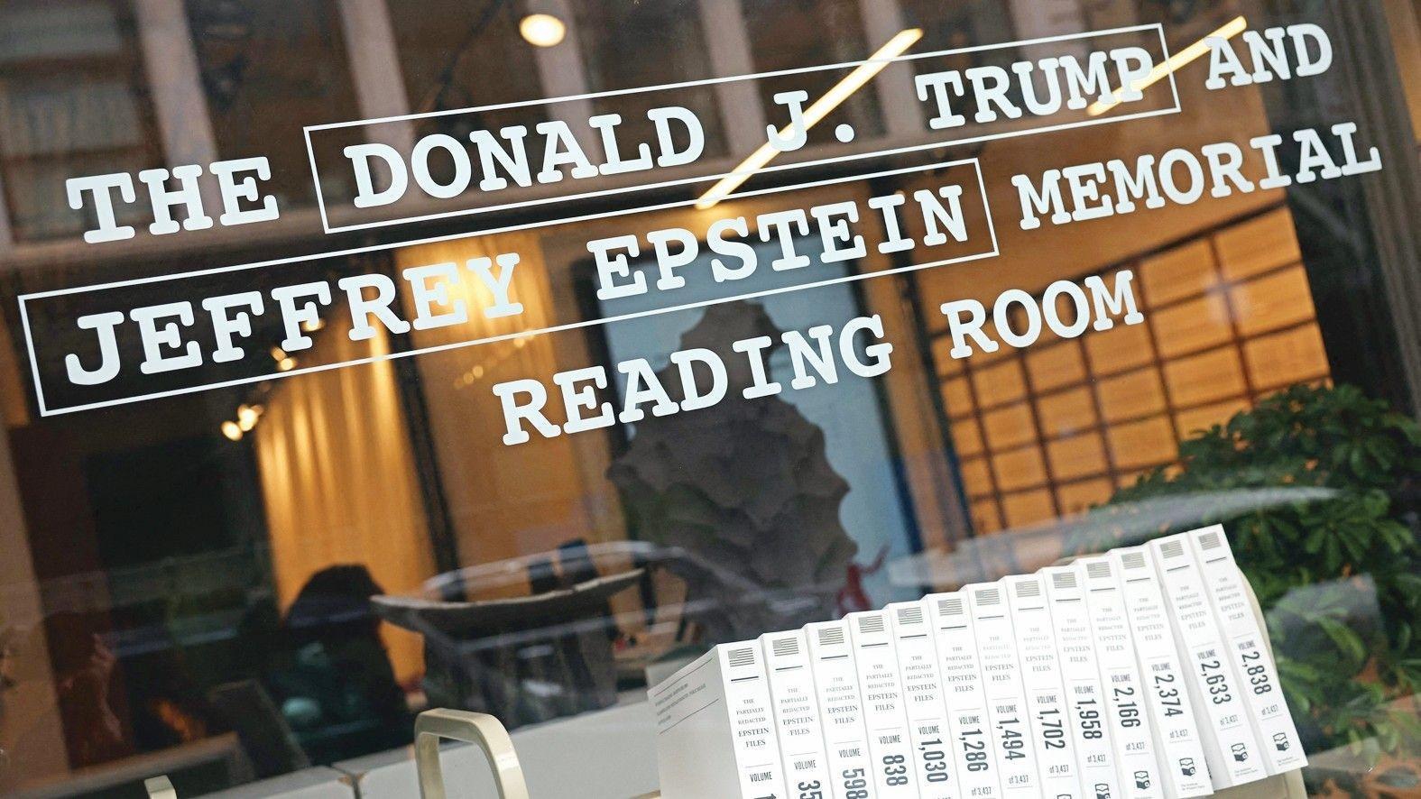 Epstein files on display at New York pop-up exhibit