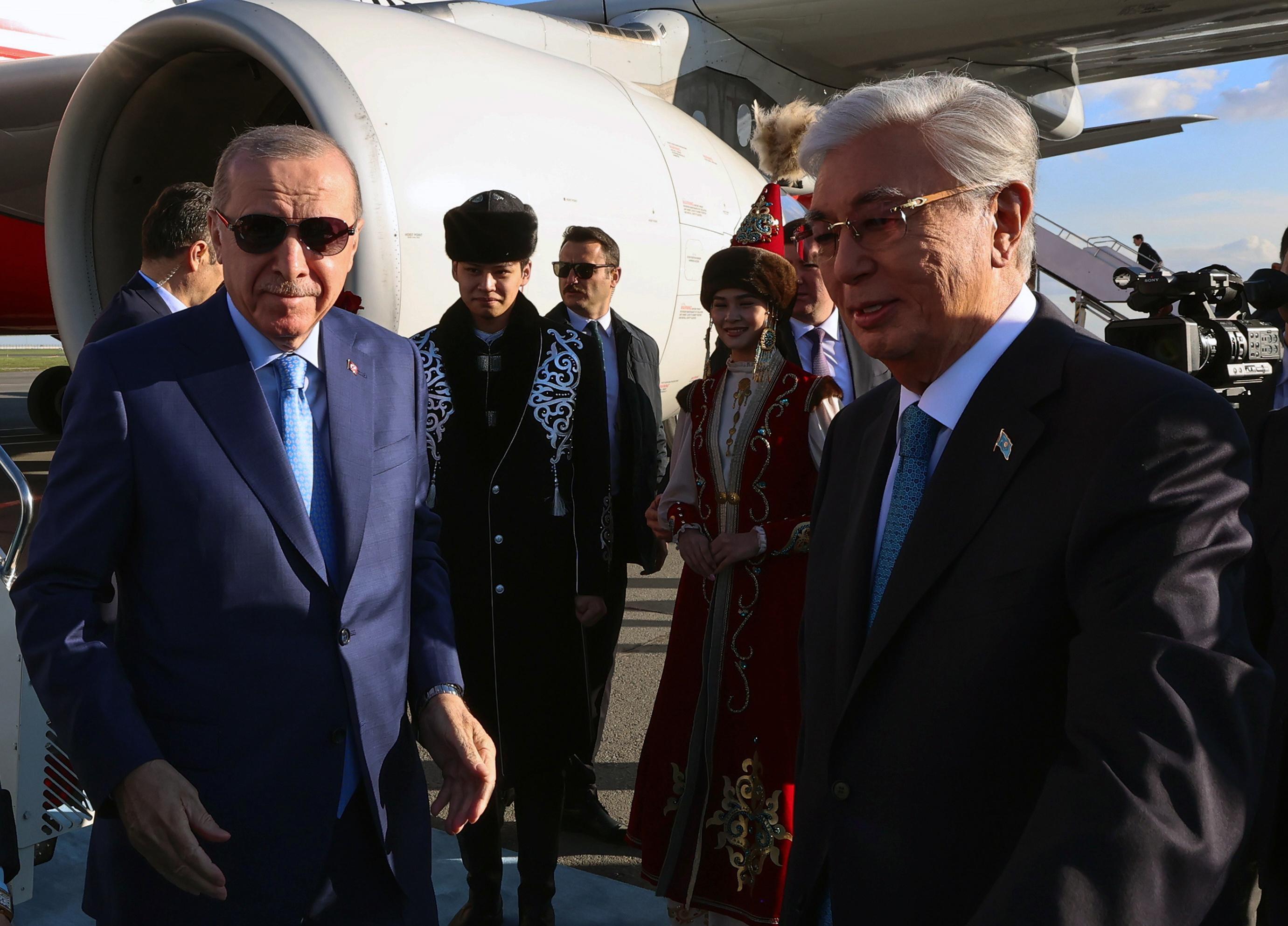 Erdoğan visits Kazakhstan for strategic partnership talks