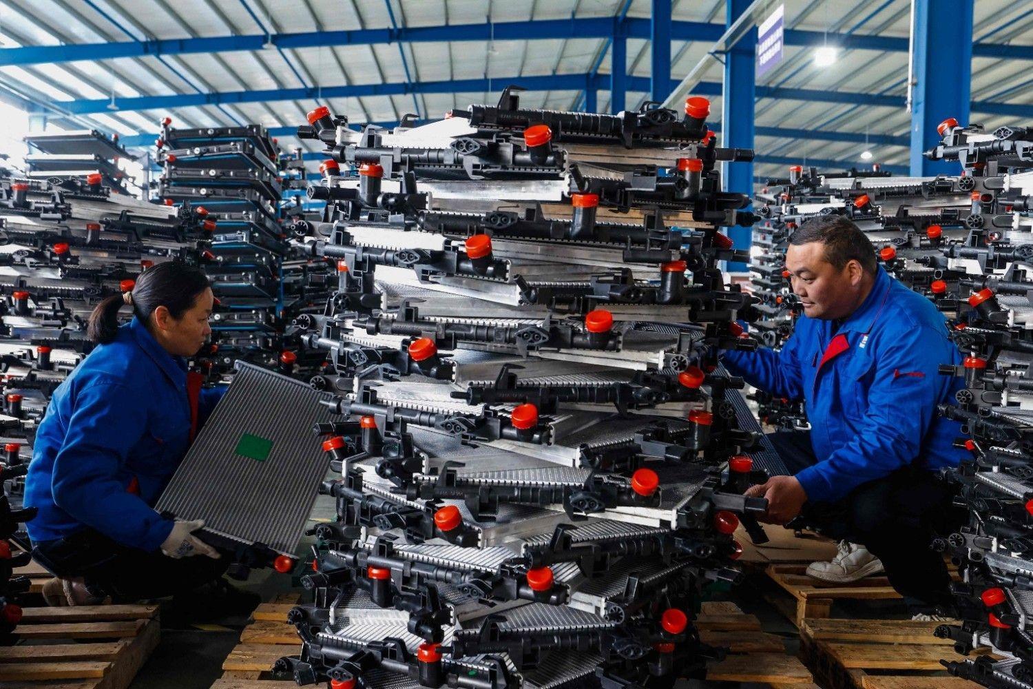 China's April consumption, factory output growth slowest in years