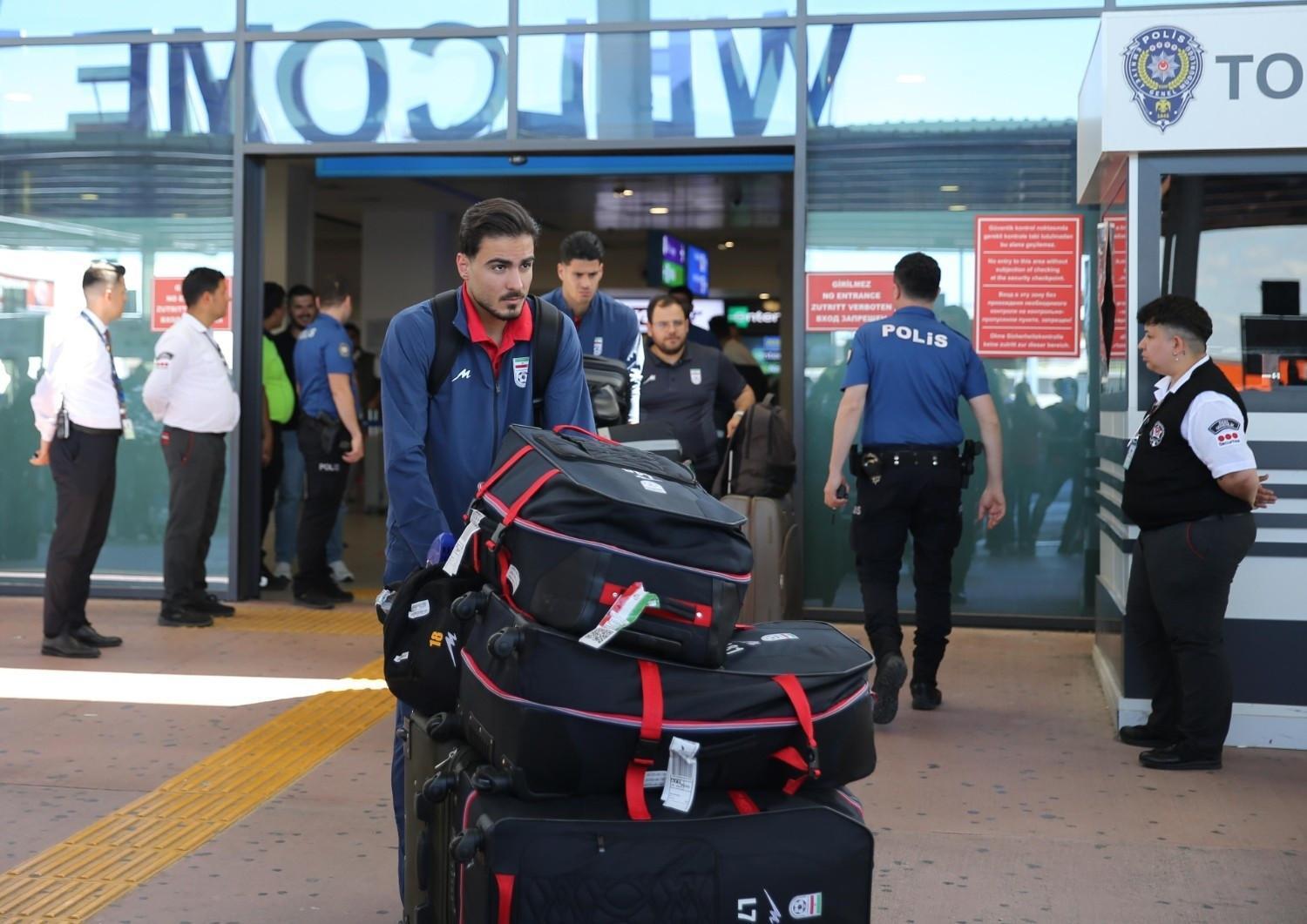 Iran World Cup squad lands in Antalya for training