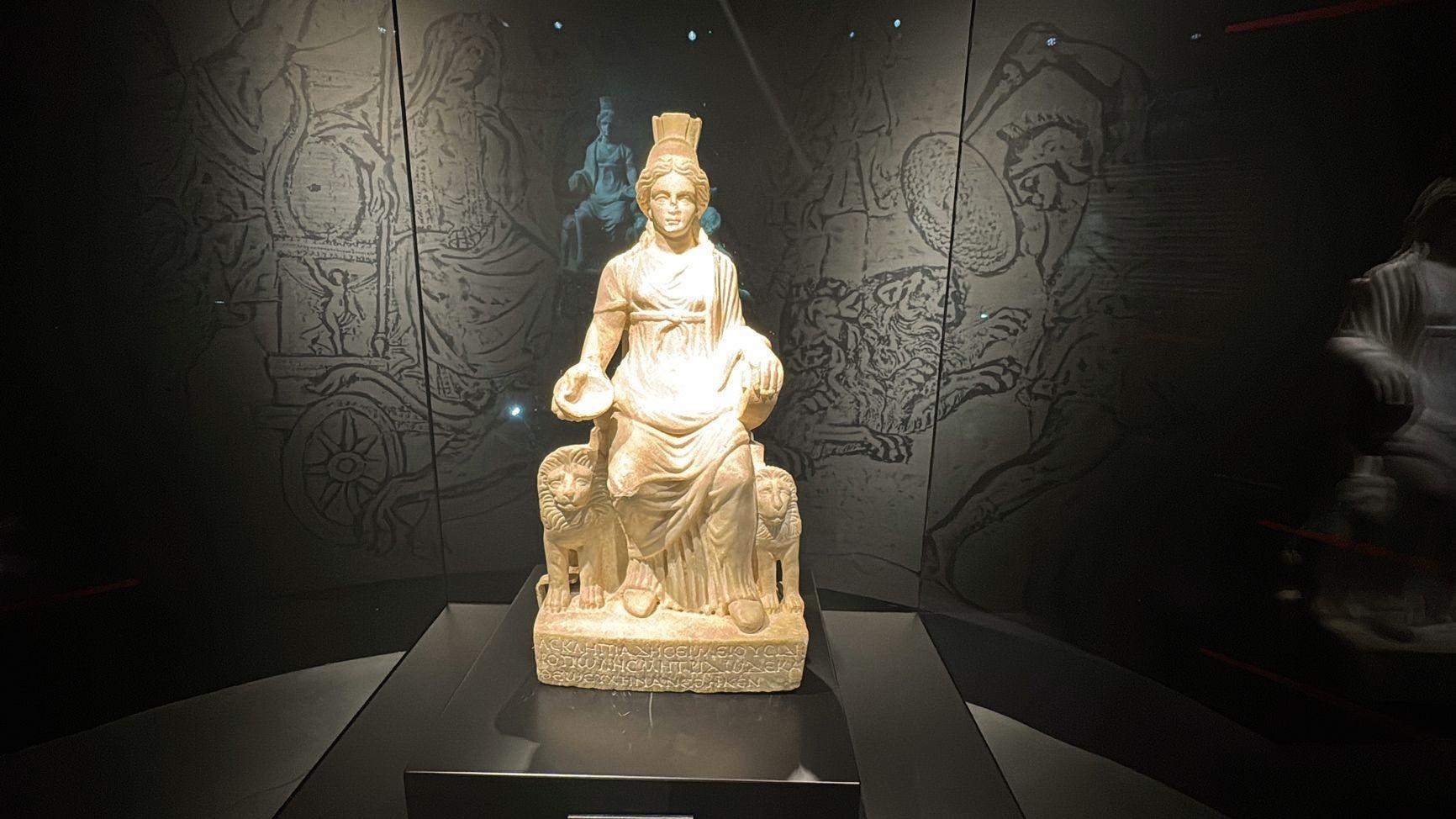 Museum stands out with mythological deity figures