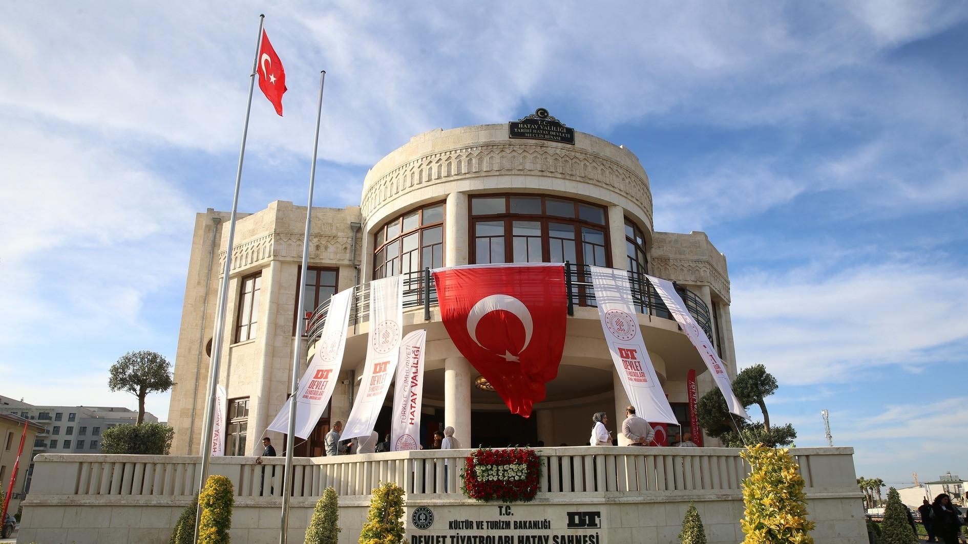 Historic Hatay parliament building reopens as state theater