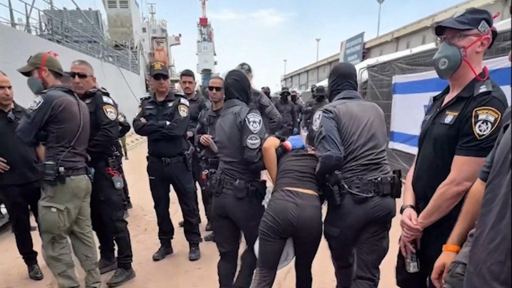 Israeli minister sparks outcry over video of bound flotilla activists