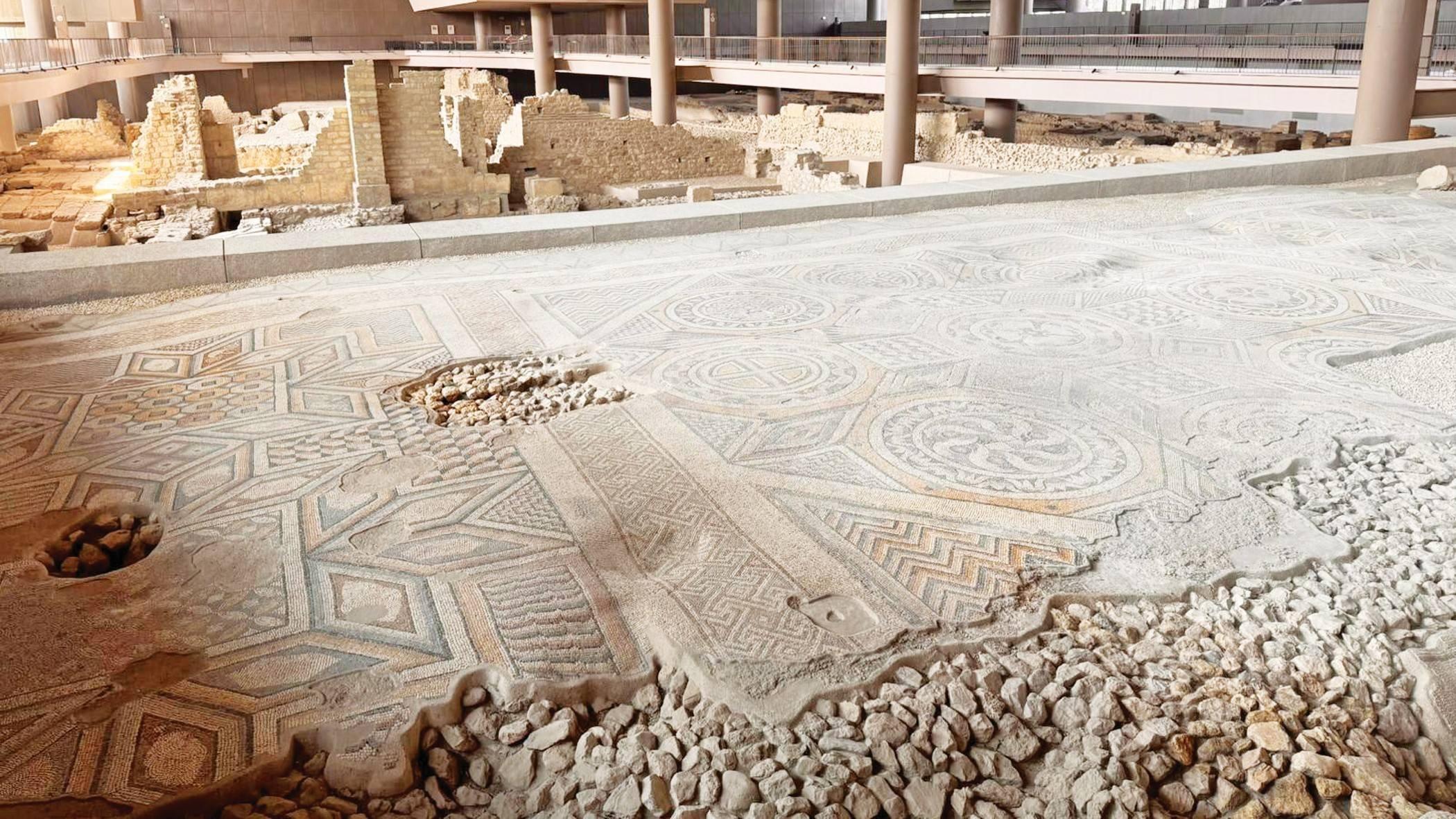 Mosaic that survived earthquakes on display in Hatay museum
