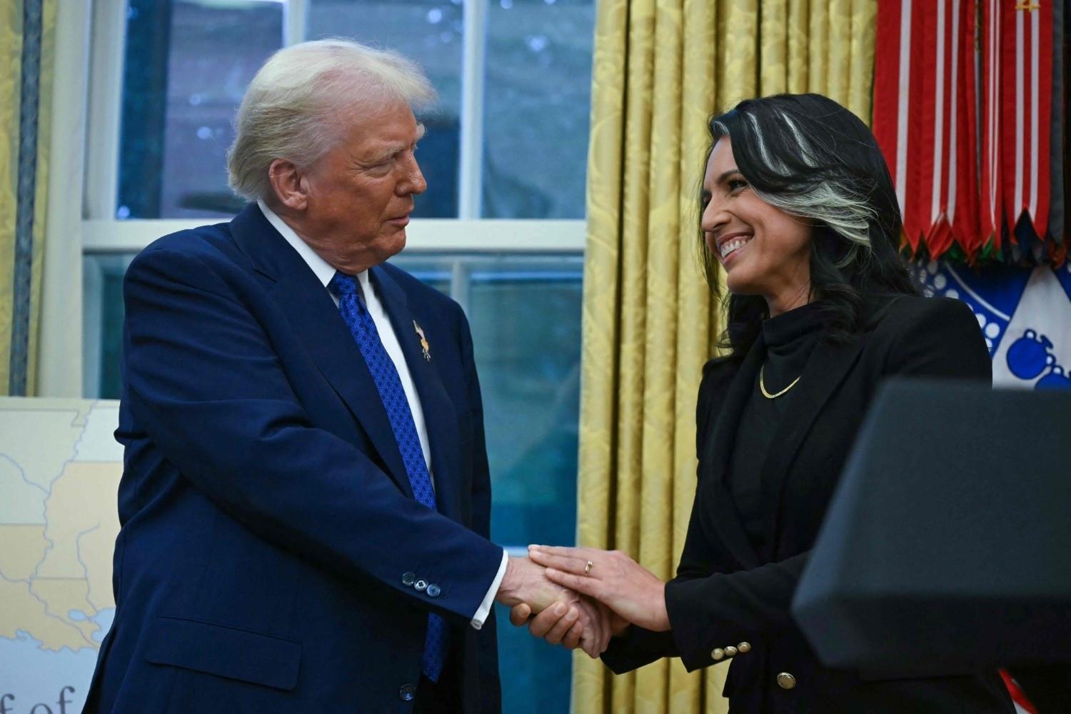 Trump's intelligence chief Tulsi Gabbard resigns