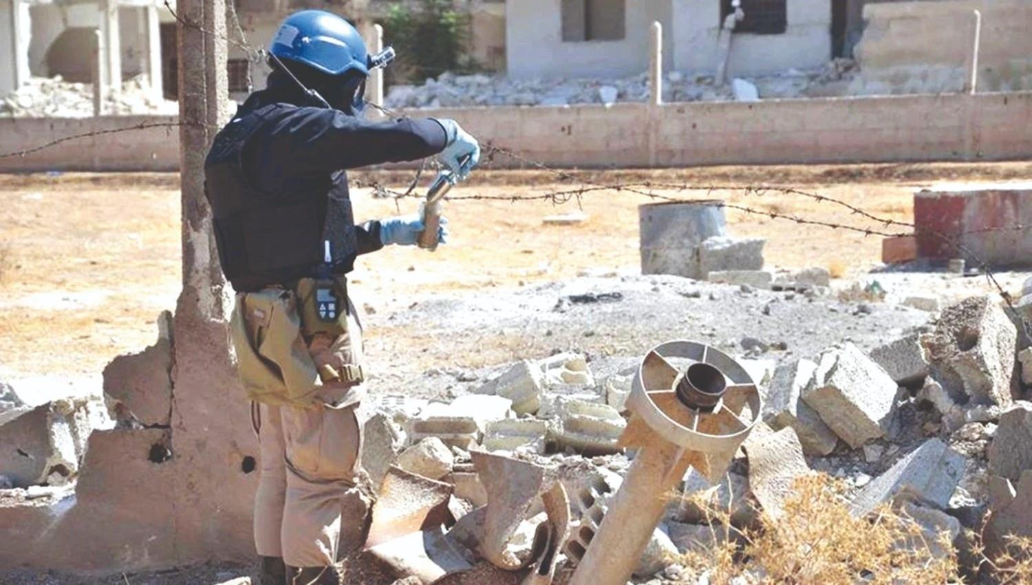 Syria finds remnants of Assad’s chemical weapons